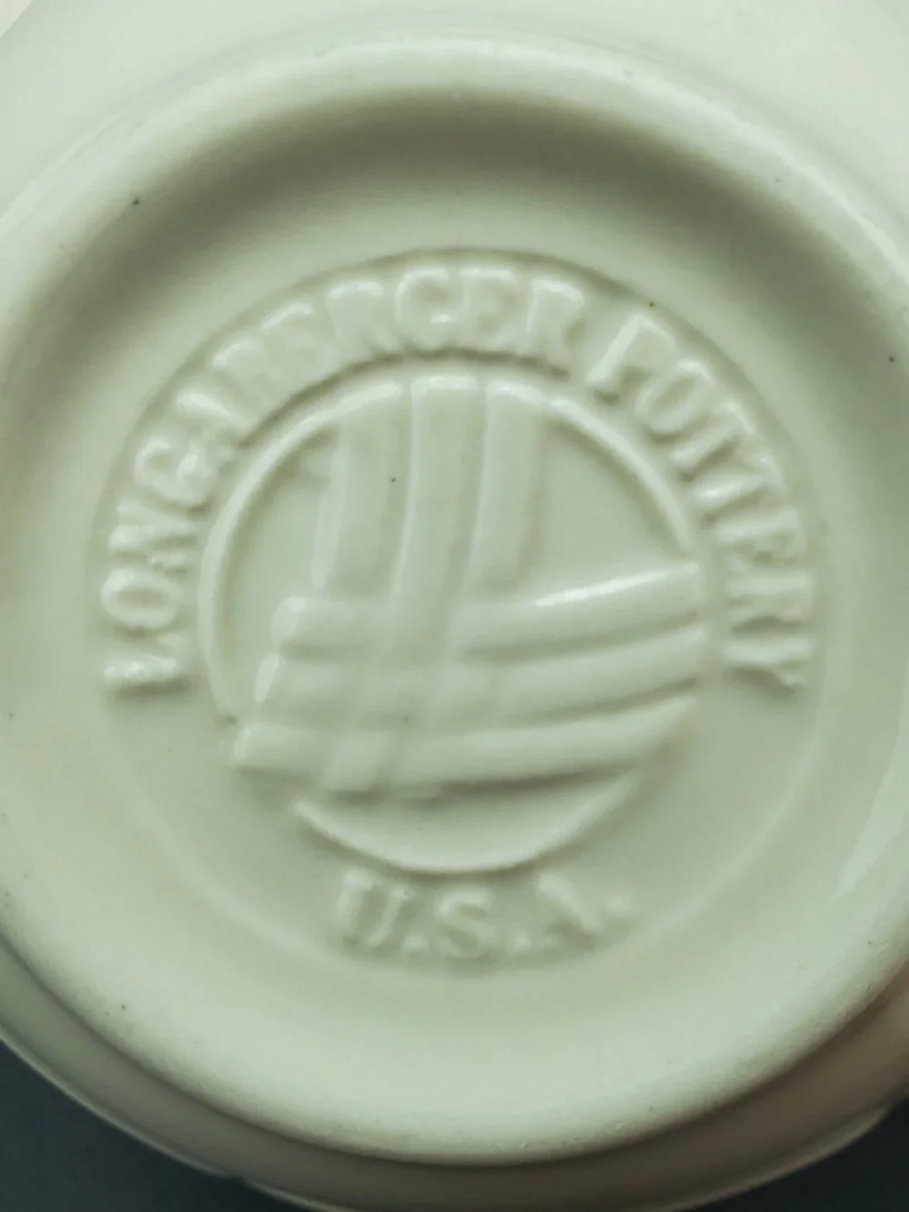 Longaberger Pottery Woven Traditions Heritage Green Dessert Bowls